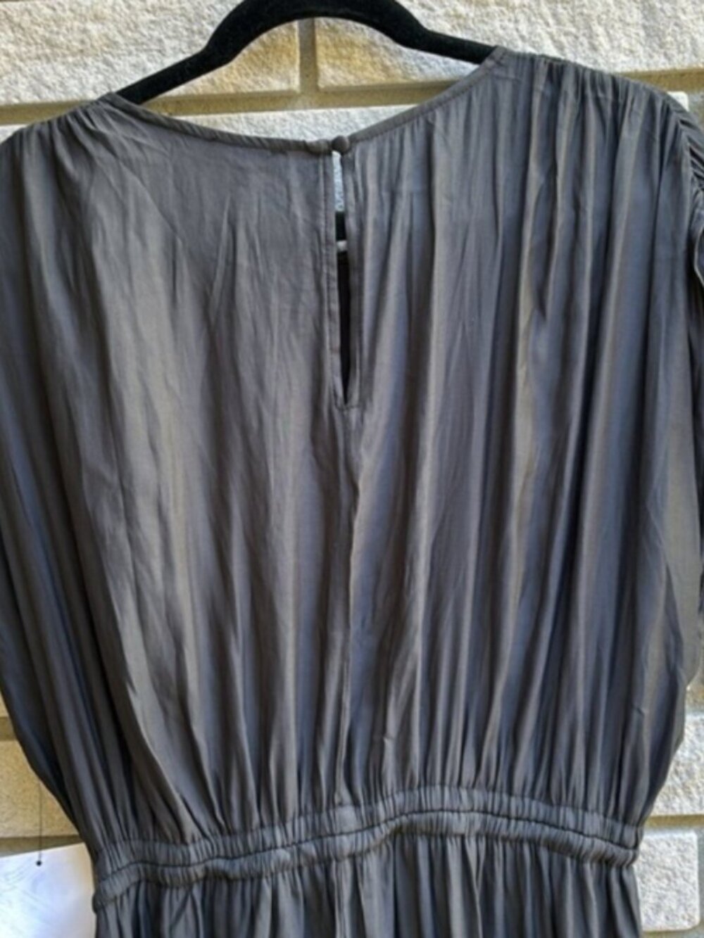 Willa Carol Midi Dress Black Size 10 - Picture 7 of 9